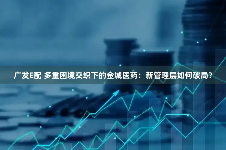 广发E配 多重困境交织下的金城医药：新管理层如何破局？